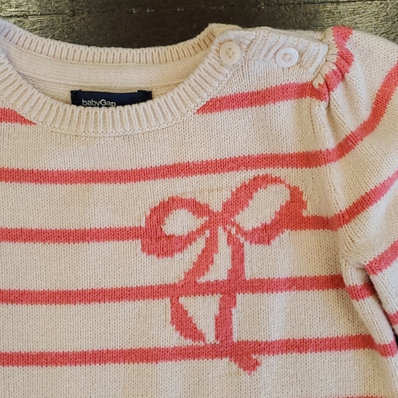 GIRL'S BABY GAP PINK SHIRT DRESS - Picture 2 of 4